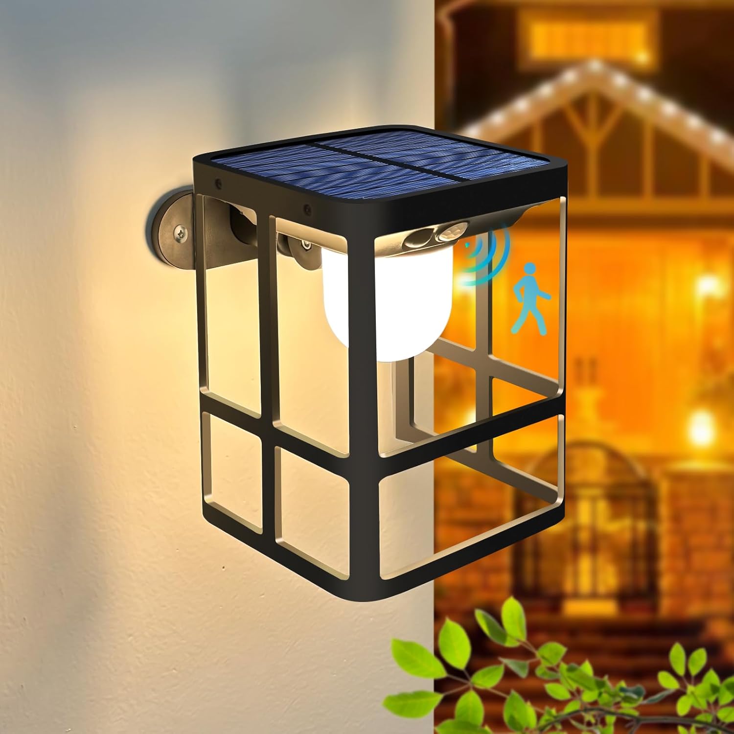 Motion sensor LED porch light fixture for RV, travel trailer, motorhome,  boat and marine applications, image size:1500x1500