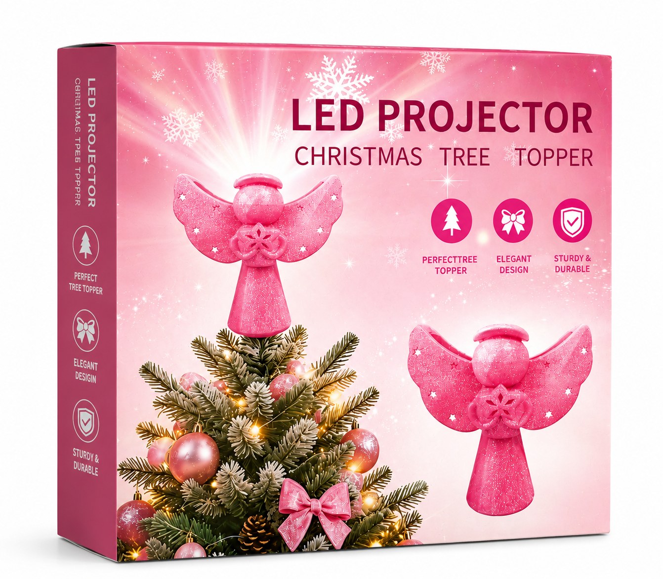 AOMIL Christmas tree topper retail packaging