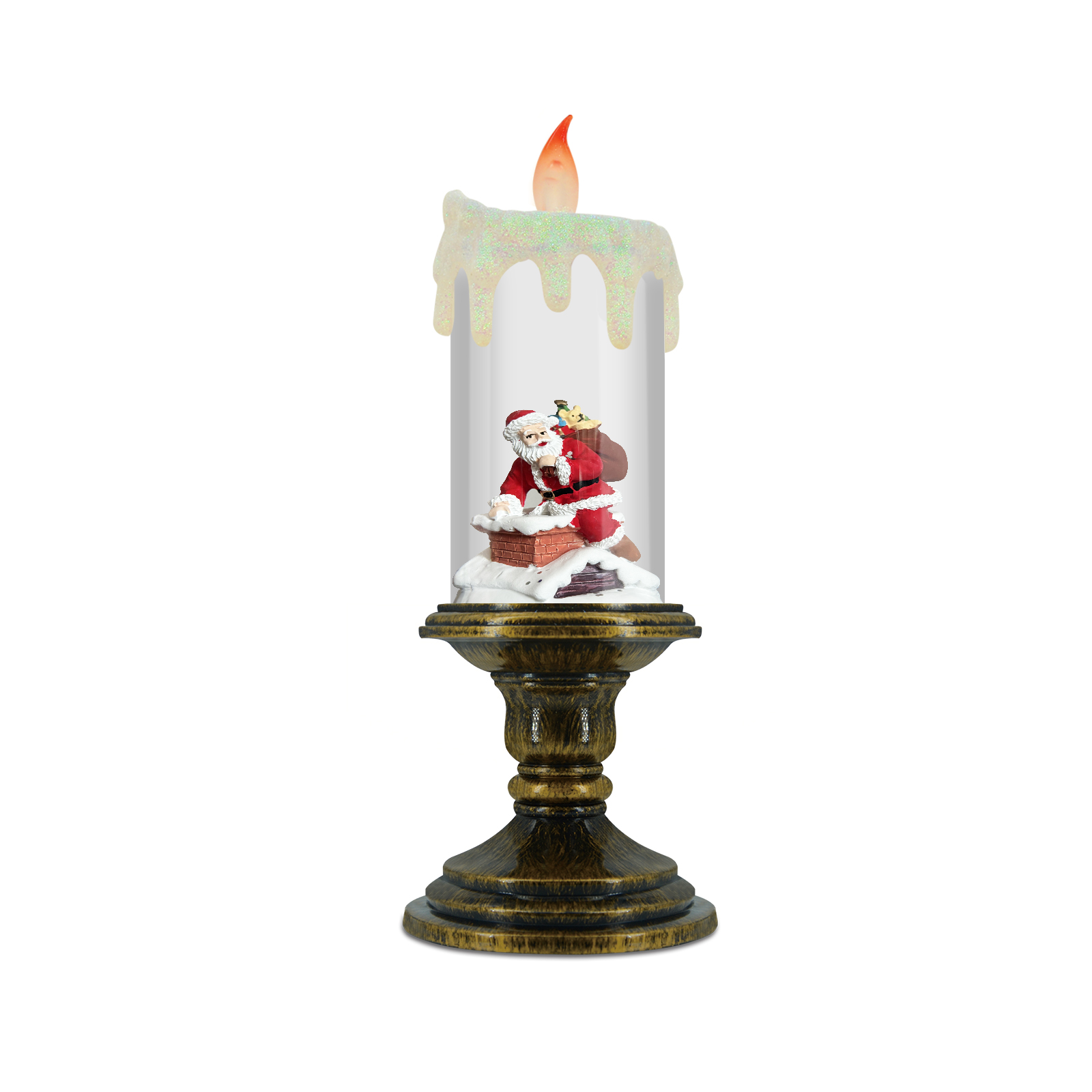 New Santa Christmas Candle Lantern